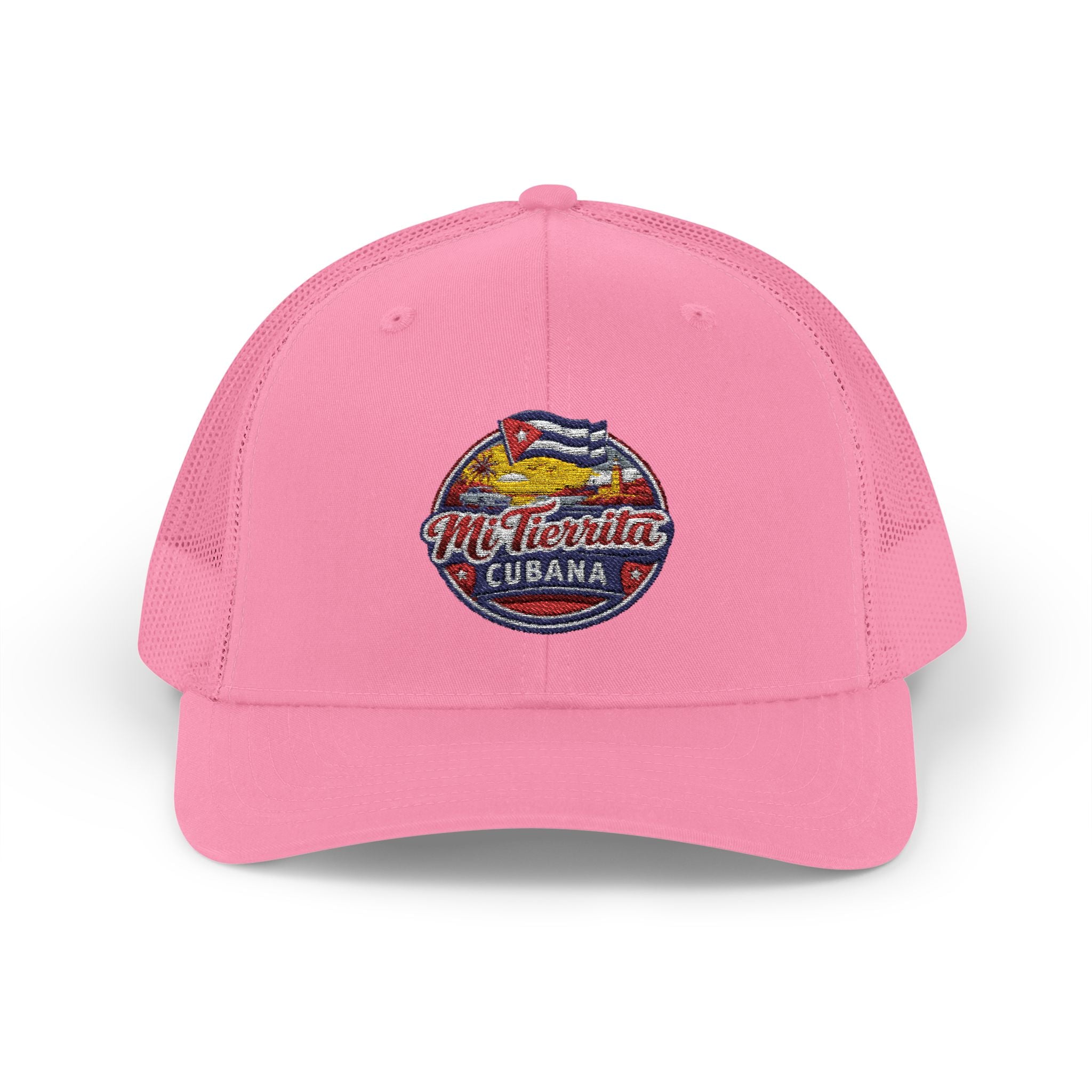 Cuba Sunset Trucker Hat – Retro 'La Habana' Embroidered Snapback