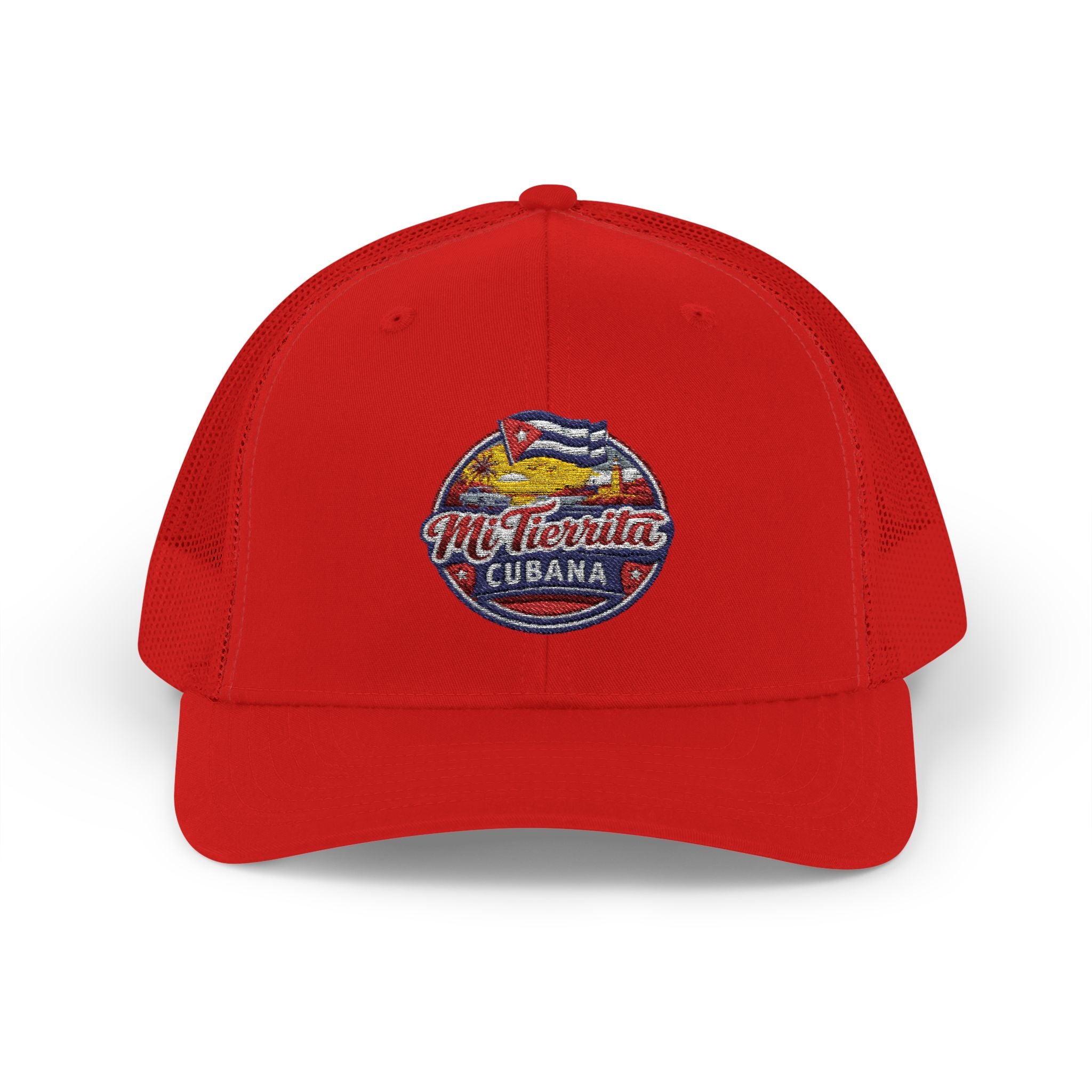 Cuba Sunset Trucker Hat – Retro 'La Habana' Embroidered Snapback