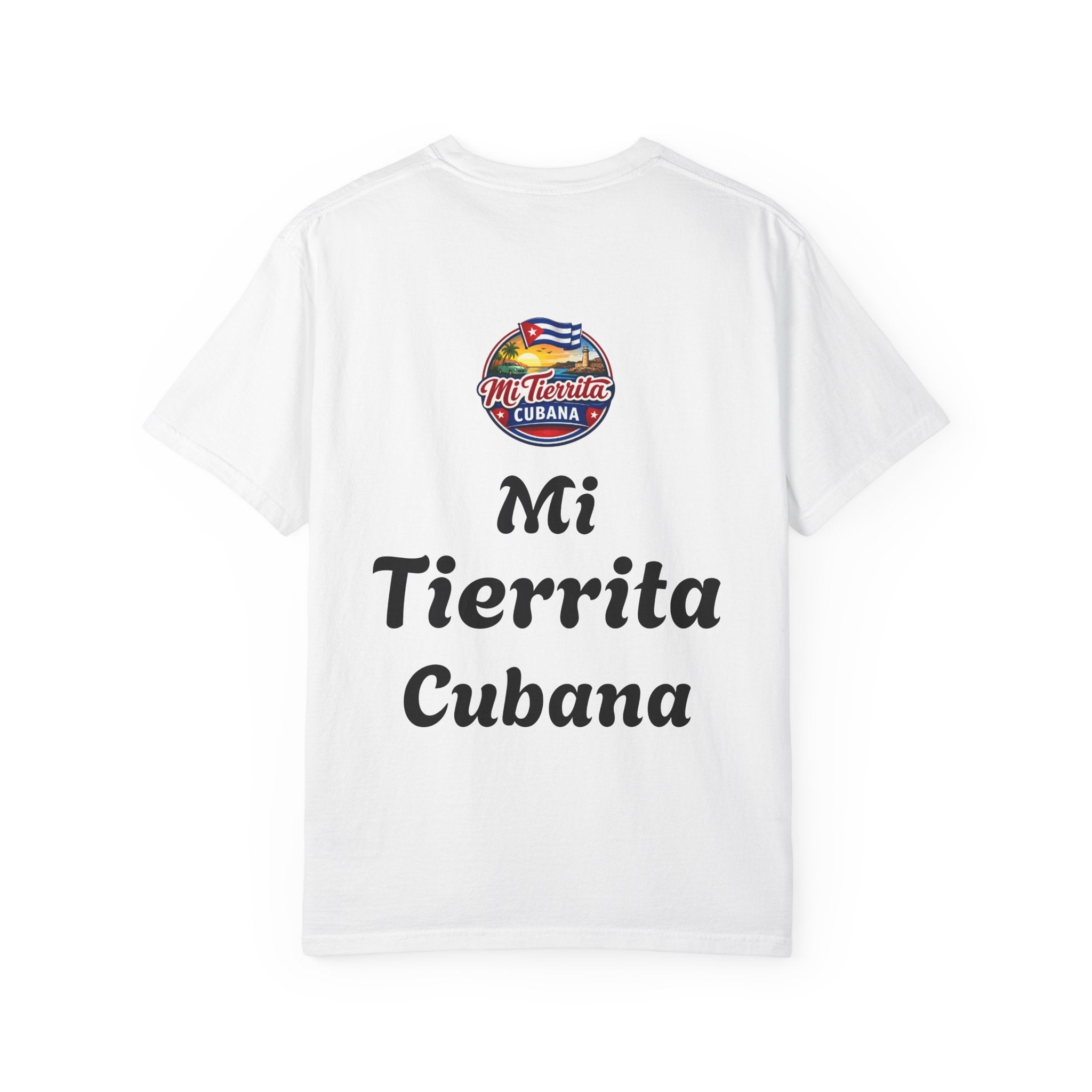 Patriotic Eagle T-Shirt — "Mi Tierrita Cubana" Back Print
