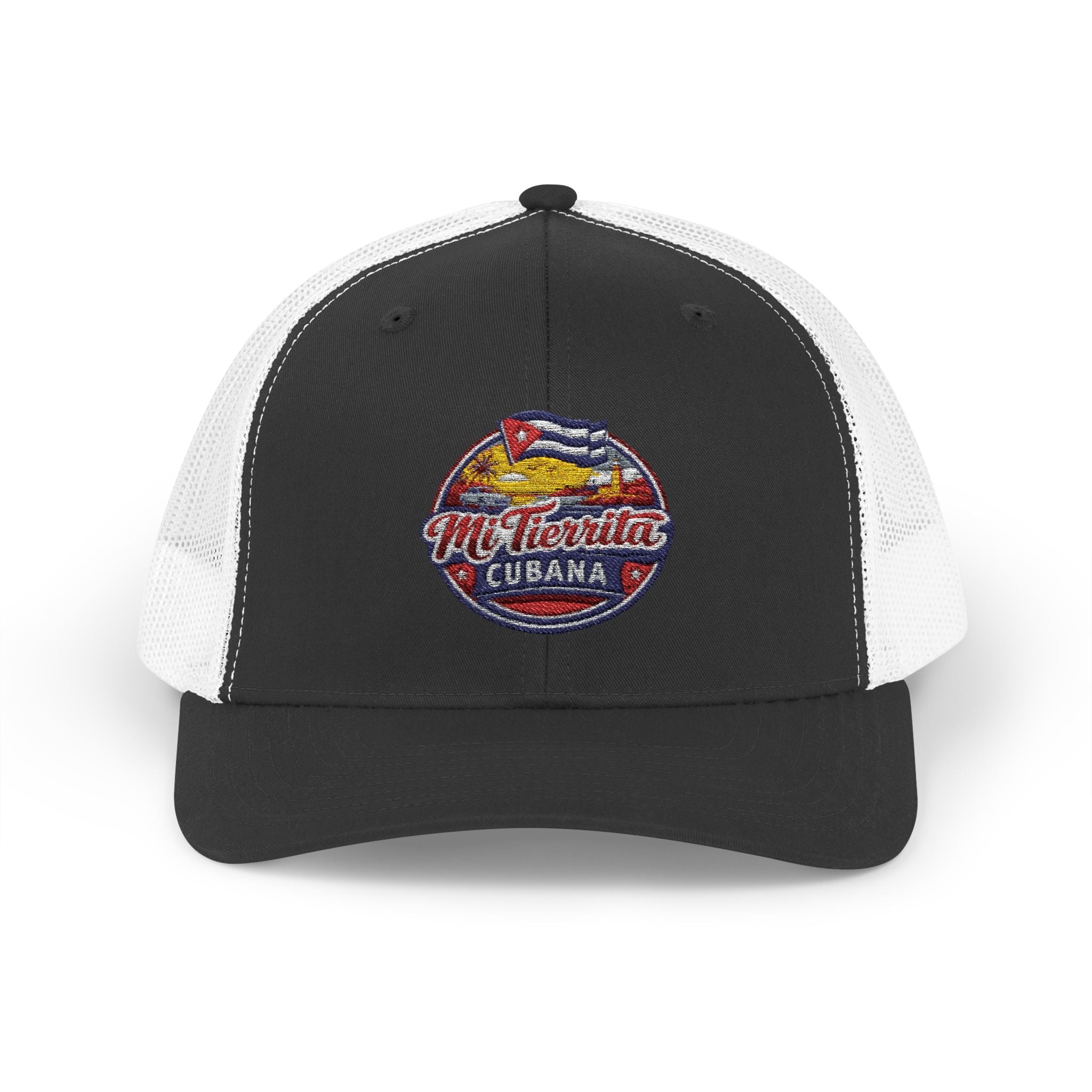 Cuba Sunset Trucker Hat – Retro 'La Habana' Embroidered Snapback